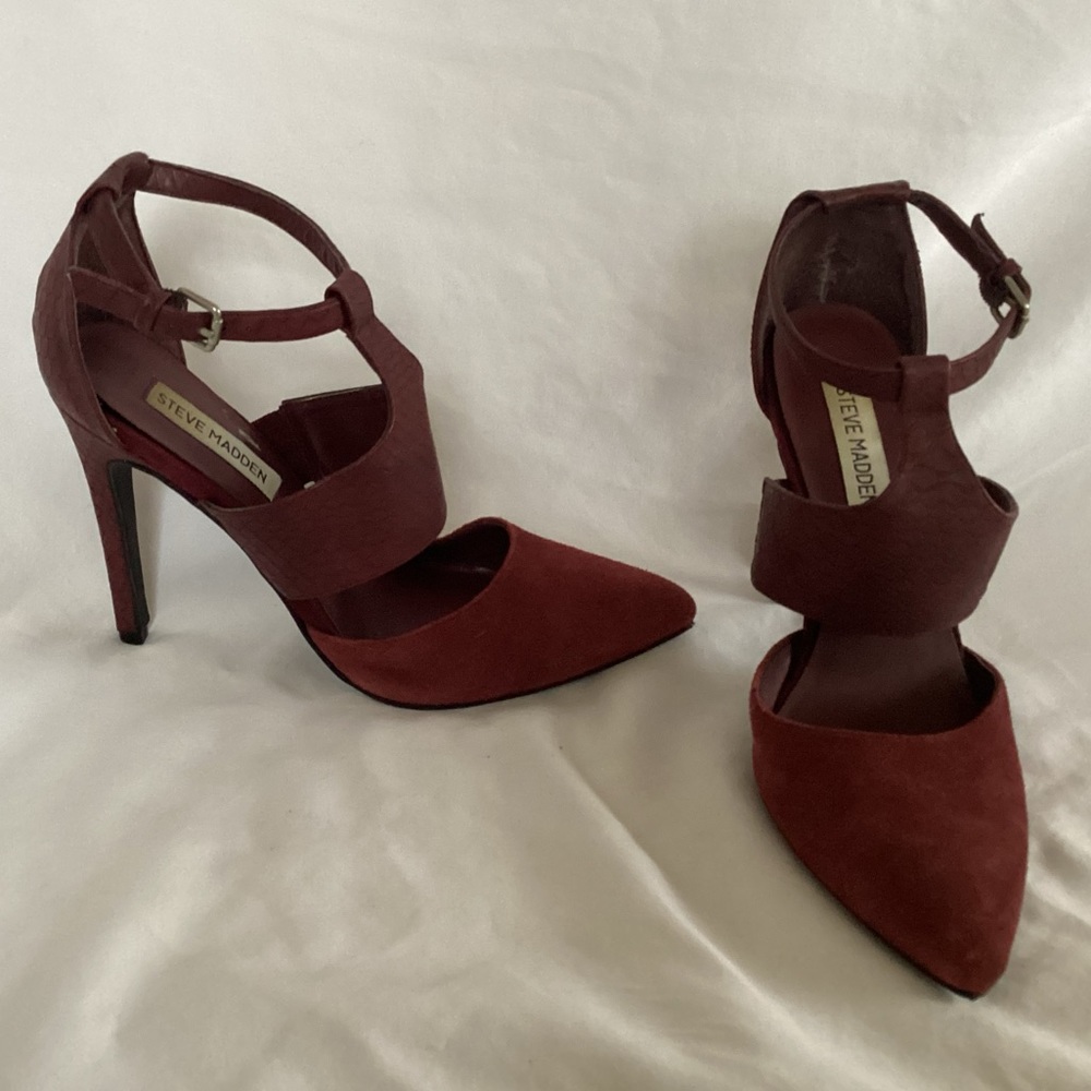 Steve Madden Burgundy Heels